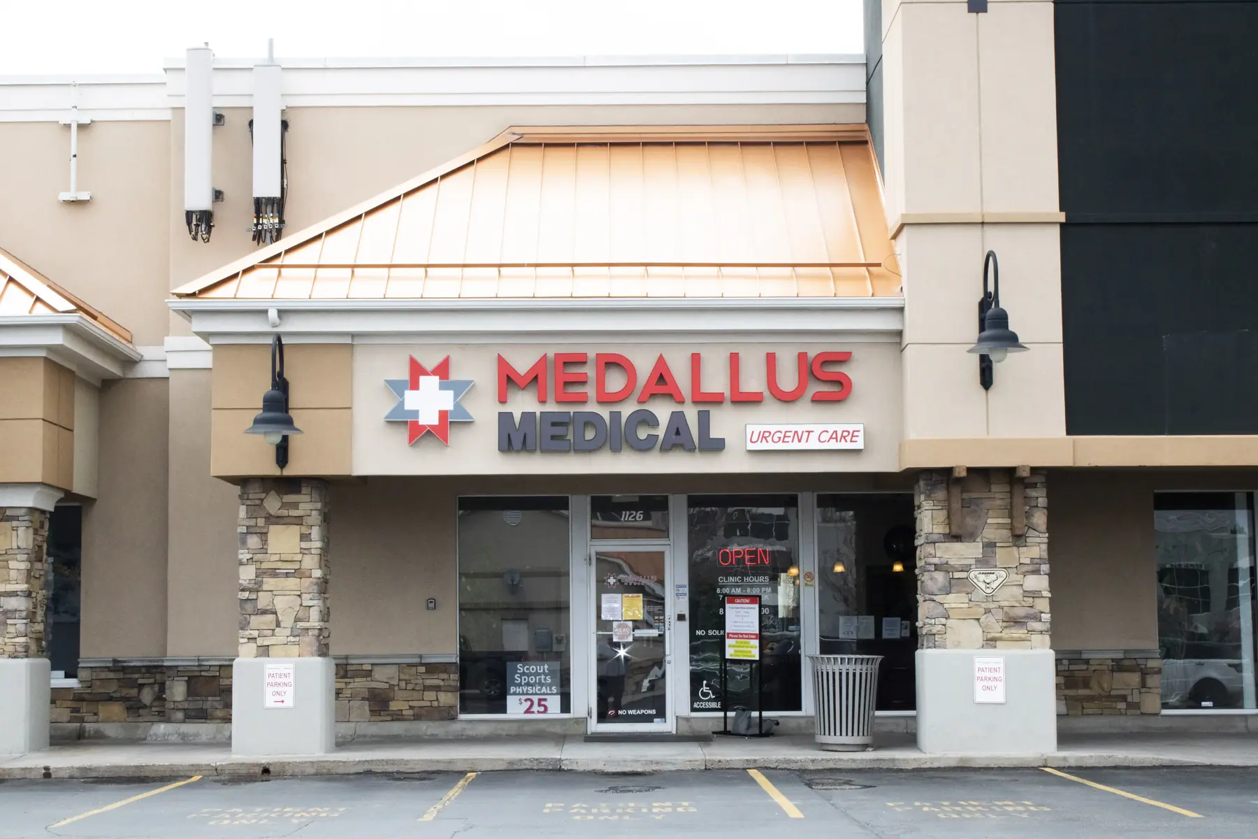 Medallus Draper clinic exterior